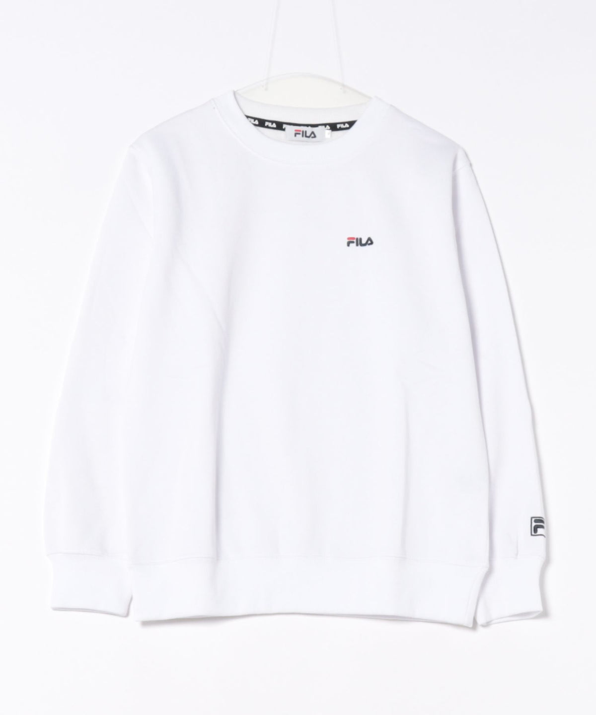 FILA/フィラ】ワンポイント刺繍 スウェットトレーナー ブランドロゴ