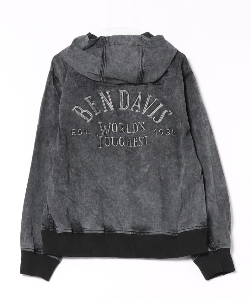 【BEN DAVIS/ベンデイビス】ヴィンテージ加工 ブリーチ加工 ツイル アクティブジャケット