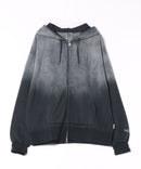 【BEN DAVIS/ベンデイビス】パウダーブリーチ加工 フルジップパーカー