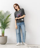 【DISCUS/ディスカス】【選べる丈感・STARWARS】DISCUS×スターウォーズ コラボTシャツ クロップド短丈・BIGシルエット