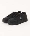 【U.S. POLO ASSN./ユーエスポロアッスン】厚底ボリュームソール ワンポイント ローカットスニーカー