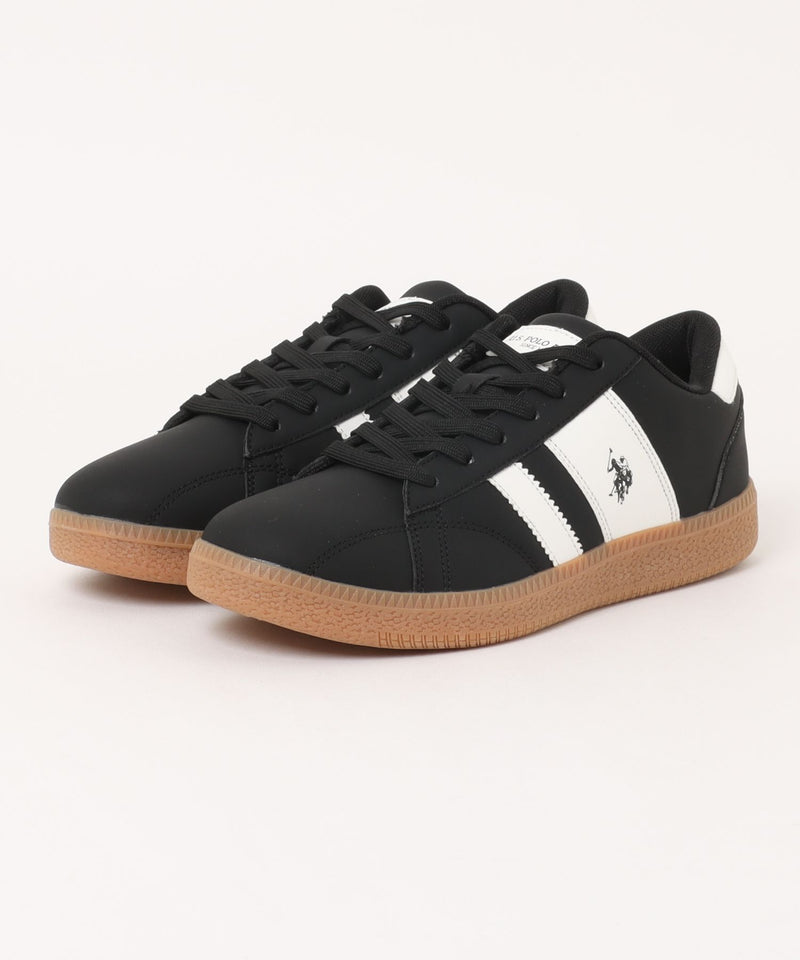 【U.S.POLO ASSN./ユーエスポロアッスン】ラインデザイン カジュアル ローカットスニーカー