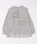 【C-FORT POINT/フォートポイント】裏毛 リメイク風 スウェットトレーナー