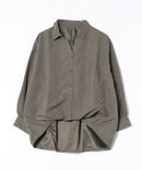 【C-FORT POINT/フォートポイント】ピーチ起毛 スキッパー ブラウス