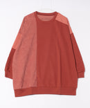 【C-FORT POINT/フォートポイント】コーデュロイ ワッフル 切り替え チュニック