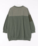 【C-FORT POINT/フォートポイント】コーデュロイ ワッフル 切り替え チュニック