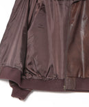 【BEVERLY HILLS POLO CLUB/ビバリーヒルズポロクラブ】フェイクレザー リブブルゾン