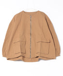 【C-FORTPOINT/フォートポイント】綿ツイル ノーカラージャケット