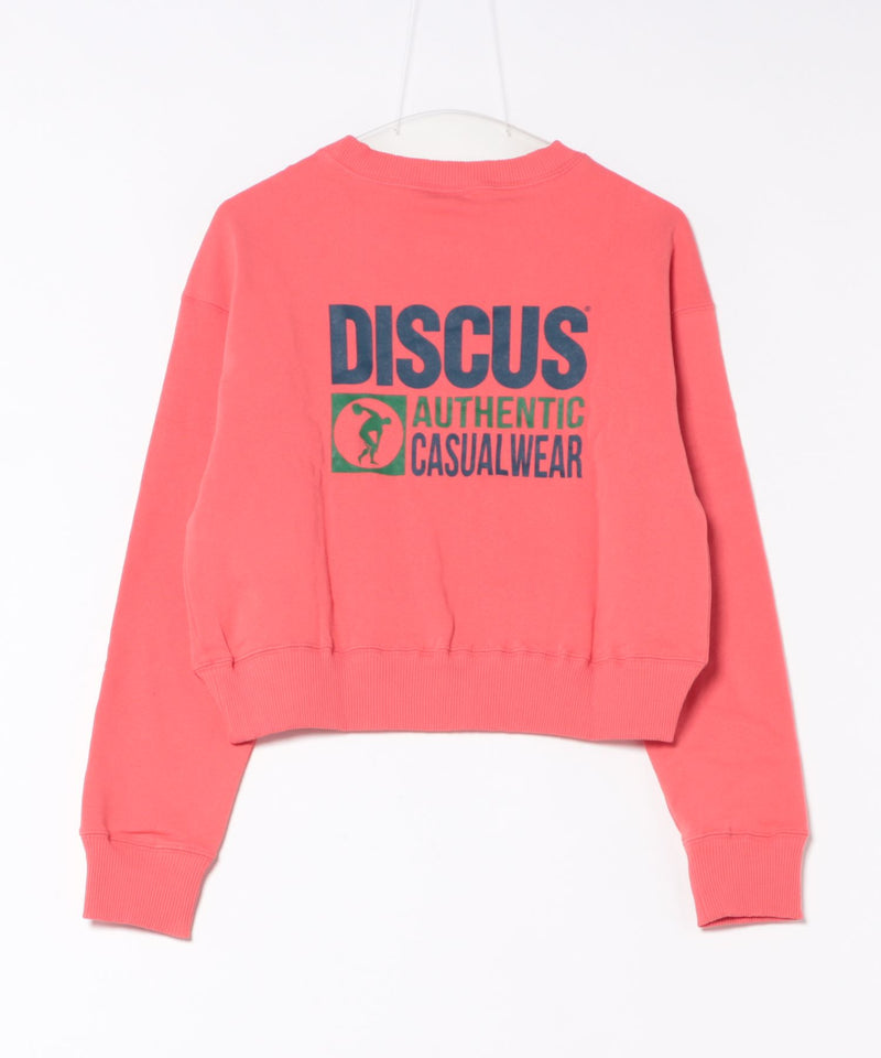 【DISCUS/ディスカス】裏毛 アイコニックコンパクト スウェットトレーナー