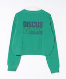 【DISCUS/ディスカス】裏毛 アイコニックコンパクト スウェットトレーナー