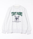 【C-FORT POINT/フォートポイント】アニマルプリント(フレンチブルドッグ) スウェットトレーナー