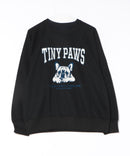 【C-FORT POINT/フォートポイント】アニマルプリント(フレンチブルドッグ) スウェットトレーナー