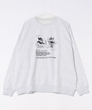 【C-FORT POINT/フォートポイント】アニマル ロゴプリント スウェットトレーナー