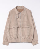 【C-FORT POINT/フォートポイント】スウェードポンチ フライトジャケット