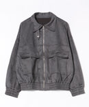 【C-FORT POINT/フォートポイント】スウェードポンチ フライトジャケット