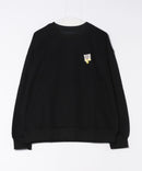 【C-FORT POINT/フォートポイント】ネコマフラー刺繍 スウェットトレーナー