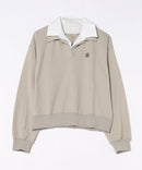 【C-FORT POINT/フォートポイント】2枚襟 スウェットポロトレーナー