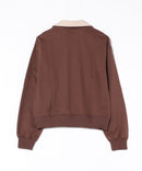 【C-FORT POINT/フォートポイント】2枚襟 スウェットポロトレーナー