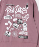 【BEN DAVIS/ベンデイビス】バックプリント フルジップ フーディー ヘビーウェイト 裏起毛