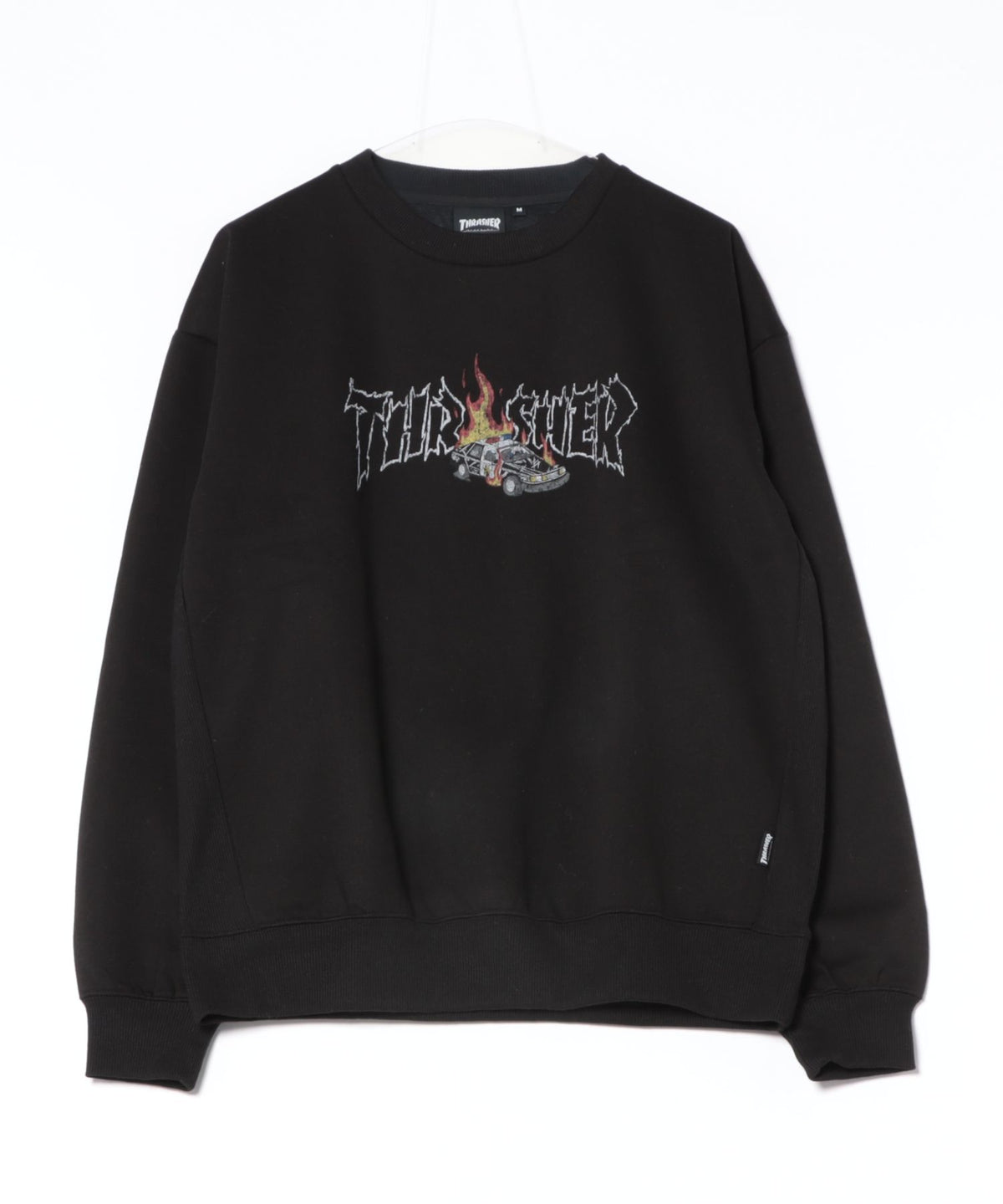 THRASHER /スラッシャー】裏起毛 プリントトレーナ－ クルーネック 