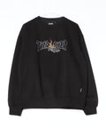 【THRASHER /スラッシャー】裏起毛 プリントトレーナ－ クルーネック ヘビースウェット