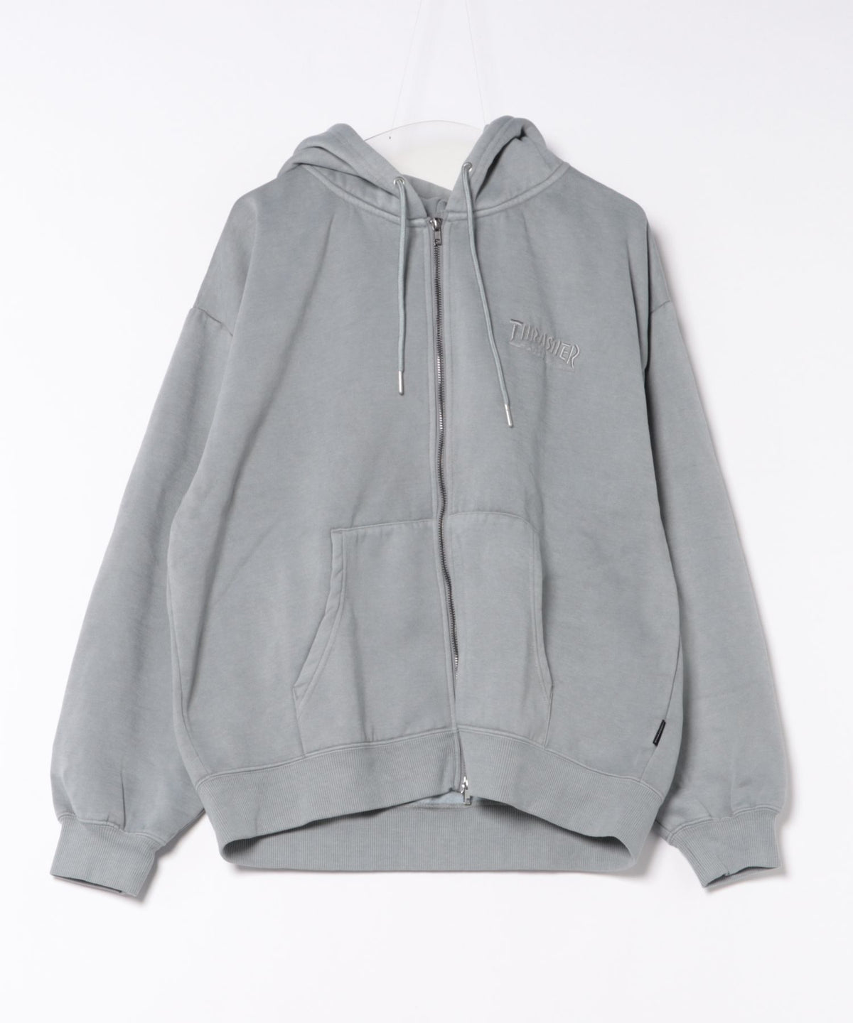 THRASHER / スラッシャー】ピグメントキモウZIPフーディー 裏起毛