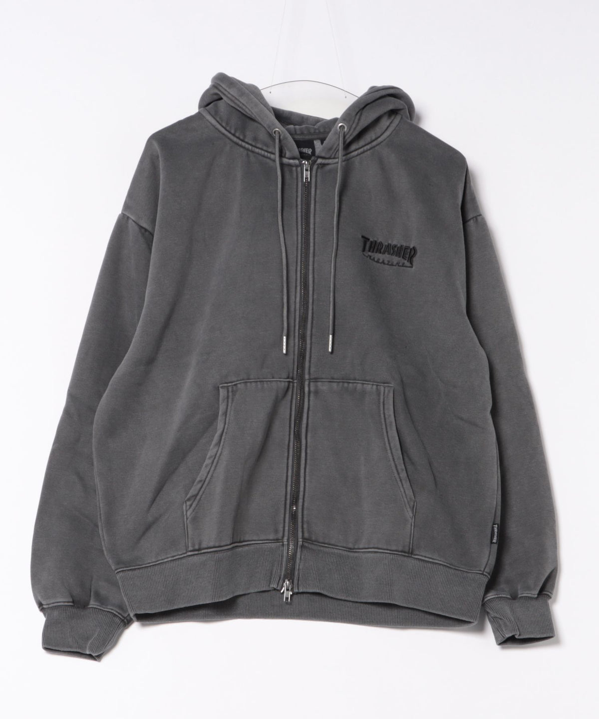 THRASHER / スラッシャー】ピグメントキモウZIPフーディー 裏起毛