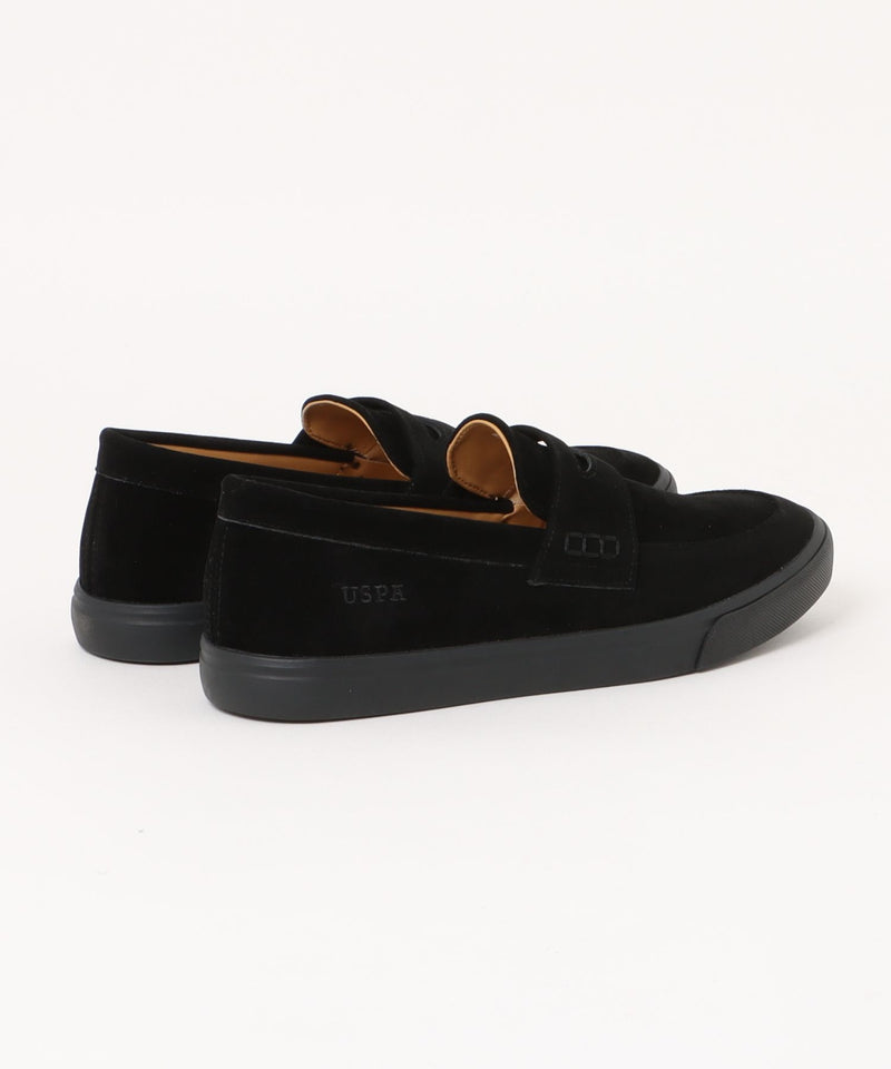【U.S. POLO ASSN./ユーエスポロアッスン】フェイクスウェードローファー