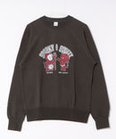 【DISCUS×HOT STUFF×Casper】キャラクタープリントスウェットトレーナー メンズ レディース ユニセックス