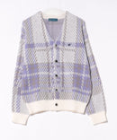 【BEVERLY HILLS POLO CLUB/ビバリーヒルズポロクラブ】ワンポイント刺繍 モヘアタッチ ニットカーディガン