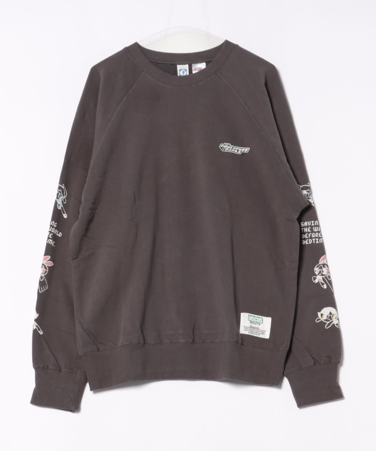 DISCUS×THE POWERPUFF GIRLS】キャラクタープリントスウェット