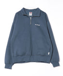 【BEN DAVIS/ベンデイビス】ワンポイントキモウハーフジップ ヘビーウェイトスウェット ワンポイント刺繍 裏起毛