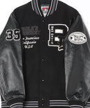 【BEN DAVIS/ベンデイビス】フェイクメルトンスタジャン アワードジャケット 中綿 防寒