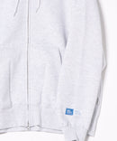 【BEN DAVIS/ベンデイビス】ウラキモウジップフーディー ヘビーウェイトスウェット ワンポイント刺繍 フルジップパーカー