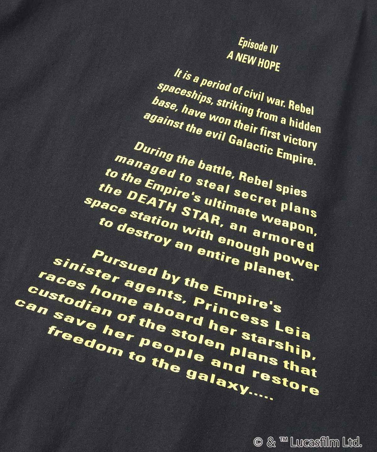 STARWARS/スター・ウォーズ】STARWARS SOUVENIR Tシャツ