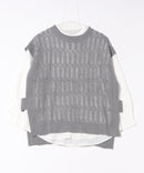 【C-FORTPOINT/フォートポイント】ニットベスト＋ブラウスアンサンブル1