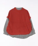 【C-FORT POINT/フォートポイント】ニットベスト＋ブラウスアンサンブル2