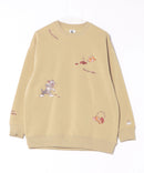【TOM AND JERRY/トムとジェリー】刺繍 オーバーサイズ スウェットトレーナー