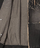 【__gram./スペースグラム】ダメージデニムZIPフーディー