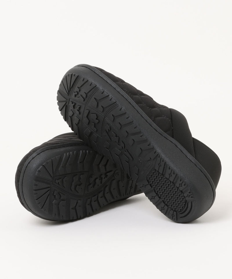 【MEI/メイ】キルティング モックシューズ スリッポン 防寒サンダル 今だけオリジナルノベルティ付属♪