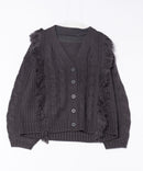 【C-FORT POINT/フォートポイント】フリンジニットカーディガン1