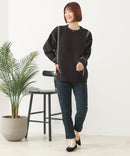 【C-FORT POINT/フォートポイント】配色ブランケットステッチプルオーバー