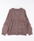 【C-FORT POINT/フォートポイント】フリンジニットカーディガン2