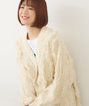 【C-FORT POINT/フォートポイント】フリンジニットカーディガン2