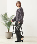 【C-FORT POINT/フォートポイント】フリンジニットカーディガン2