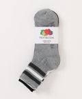 【FRUIT OF THE LOOM/フルーツオブザルーム】3パッククオーターソックス くるぶし丈ショートソックス 定番ラインソックス