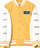 【Disney/ディズニー】MICKEY MOUSE/ミッキーマウス 袖切替 ワッペン刺繍 フリース スタジャン