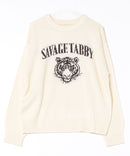 【C-FORT POINT/フォートポイント】トラ柄 ジャガードニット