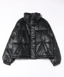 【C-FORT POINT/フォートポイント】フェイクレザー 中綿ブルゾン