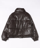 【C-FORT POINT/フォートポイント】フェイクレザー 中綿ブルゾン